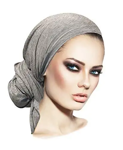 Long Tied Headscarf Headcover Turban - Image 36