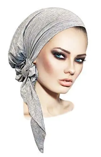 Long Tied Headscarf Headcover Turban - Image 38