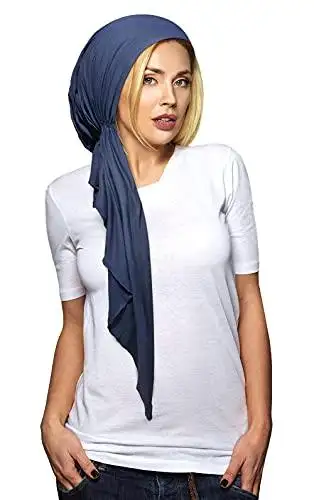 Long Tied Headscarf Headcover Turban - Image 43