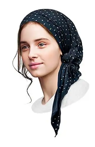 Long Tied Headscarf Headcover Turban - Image 44