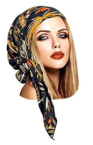 Long Tied Headscarf Headcover Turban - Image 49
