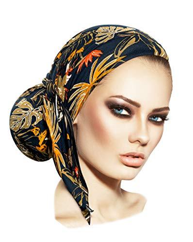 Long Tied Headscarf Headcover Turban - Image 51