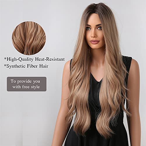 Long Wavy Blonde Wig - Image 3