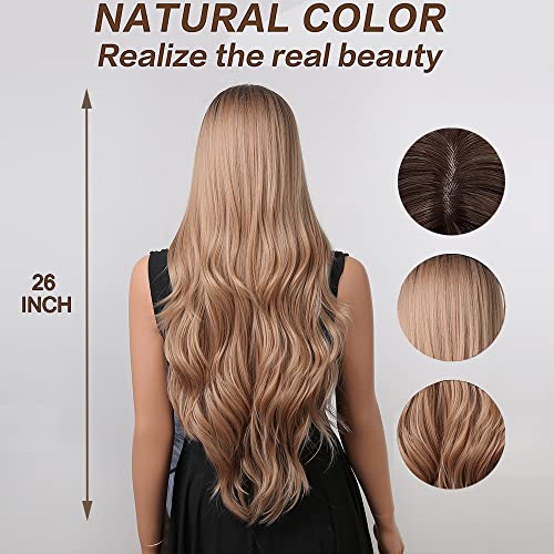 Long Wavy Blonde Wig - Image 4