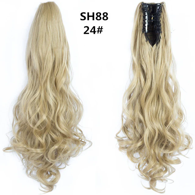 Long Wavy Claw Clip on Hair Extension Ponytail High Temperature Fibre - Image 12