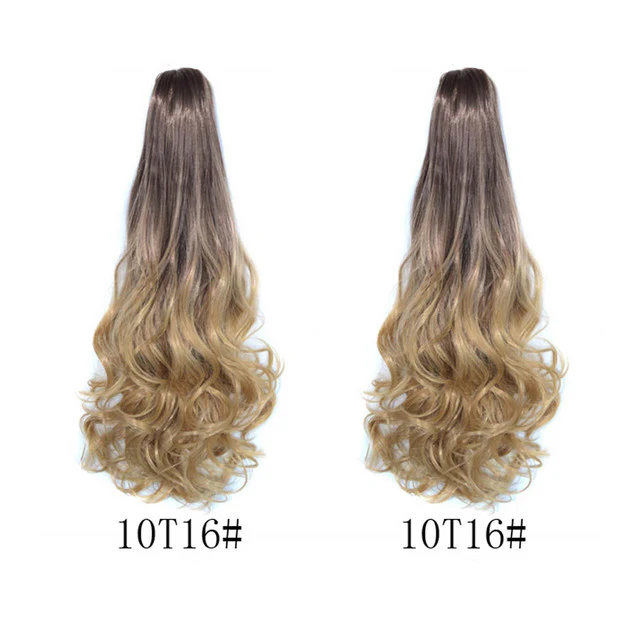 Long Wavy Claw Clip on Hair Extension Ponytail High Temperature Fibre - Image 31