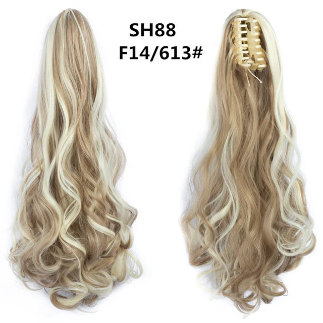 Long Wavy Claw Clip on Hair Extension Ponytail High Temperature Fibre - Image 6