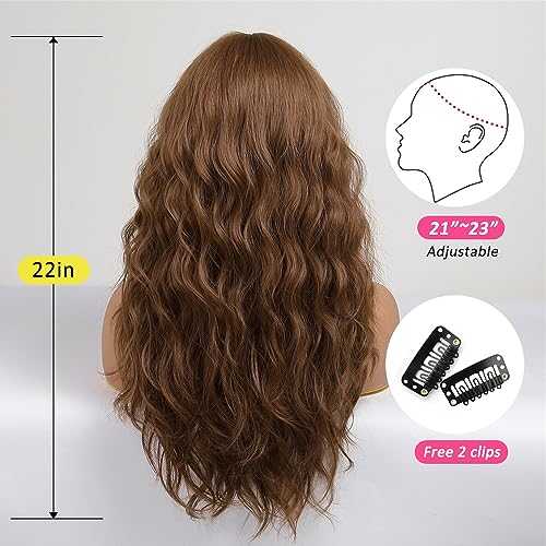 Long Wig Wavy Wig With Center Part - Image 4
