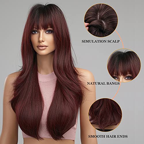 Long wig with Fringe - Image 2