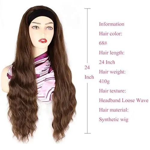 Loose Body Wave 24Inch Headband Wig - Image 15