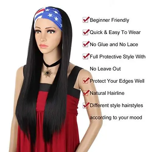 Loose Body Wave 24Inch Headband Wig - Image 19