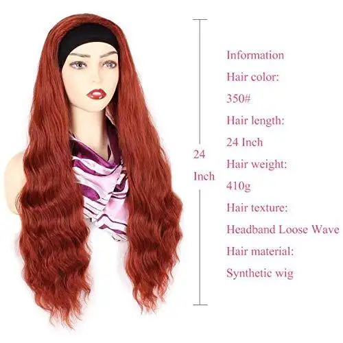 Loose Body Wave 24Inch Headband Wig - Image 30