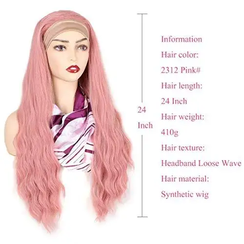 Loose Body Wave 24Inch Headband Wig - Image 33
