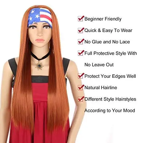 Loose Body Wave 24Inch Headband Wig - Image 36