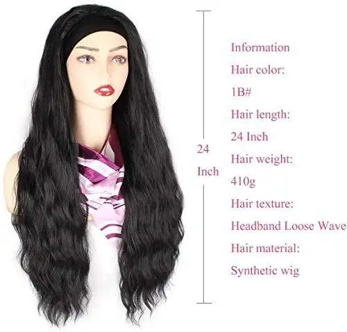 Loose Body Wave 24Inch Headband Wig - Image 8