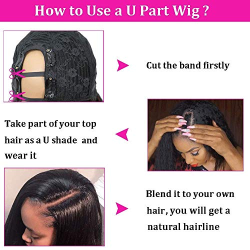 Loose Body Wave Texture  Human Hair U part Wig - Image 5