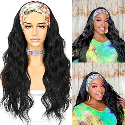 Loose Body Wavy Extra Long Headband Wig - Image 13