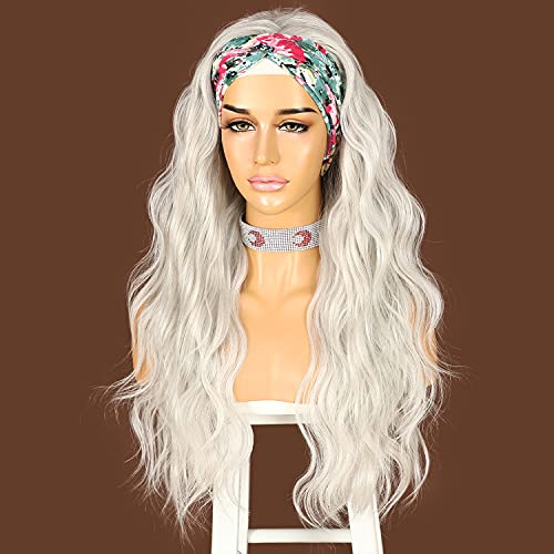 Loose Body Wavy Extra Long Headband Wig - Image 33