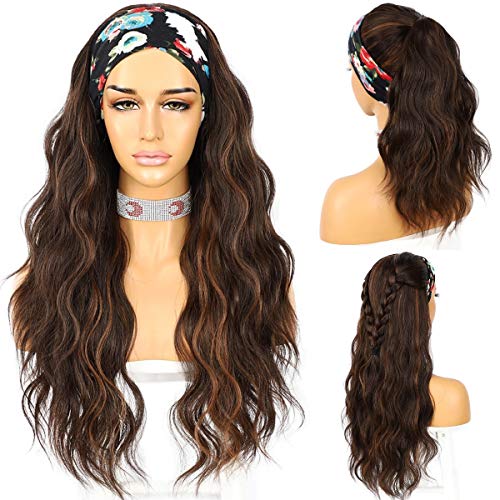 Loose Body Wavy Extra Long Headband Wig - Image 36