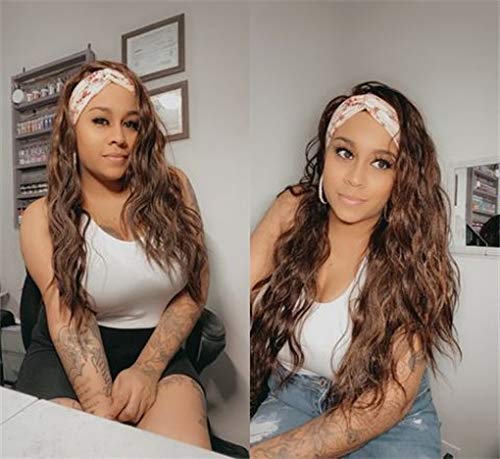 Loose Body Wavy Extra Long Headband Wig - Image 40