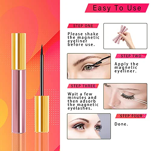 Magnetic Eyelashes and Eyeliner Kit - Image 12