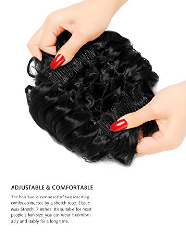 Messy Bun Chignon Hairpiece - Image 14