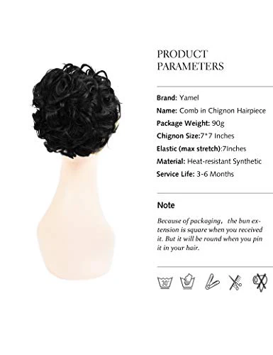 Messy Bun Chignon Hairpiece - Image 16