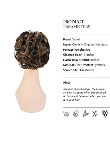 Messy Bun Chignon Hairpiece - Image 21