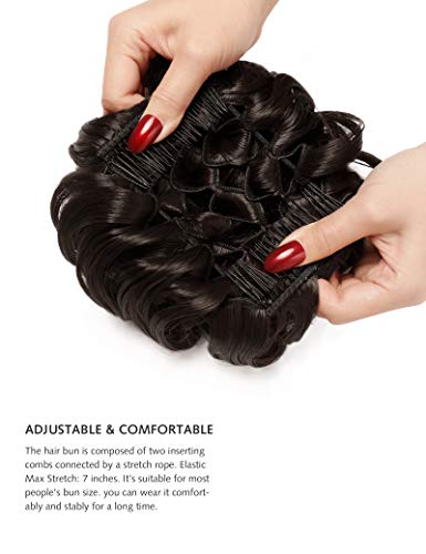 Messy Bun Chignon Hairpiece - Image 37