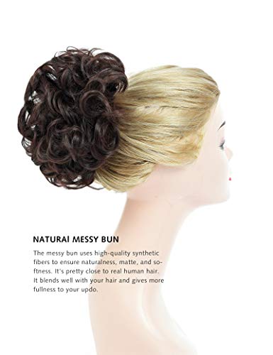Messy Bun Chignon Hairpiece - Image 38