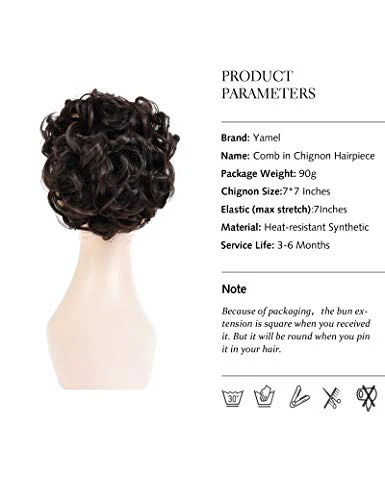 Messy Bun Chignon Hairpiece - Image 39