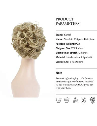 Messy Bun Chignon Hairpiece - Image 6