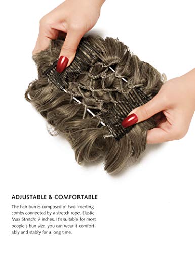 Messy Bun Chignon Hairpiece - Image 9