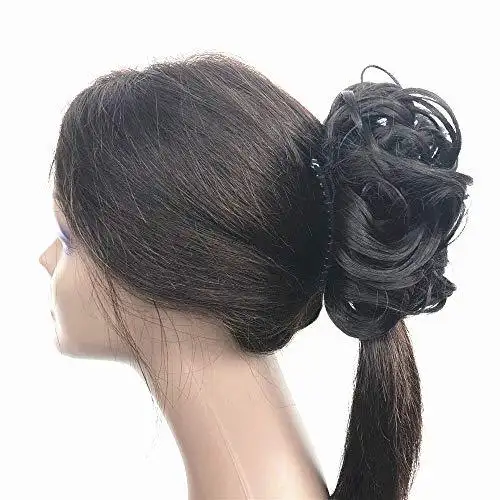 Messy Bun Curly Hair Extension - Image 14