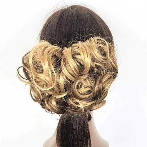 Messy Bun Curly Hair Extension - Image 20
