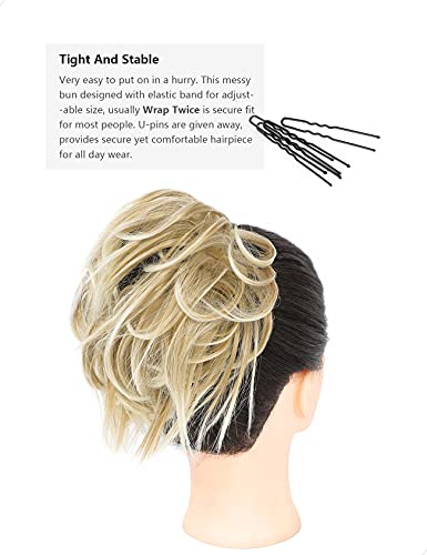 Messy Bun Hair Piece Tousled Updo - Image 57
