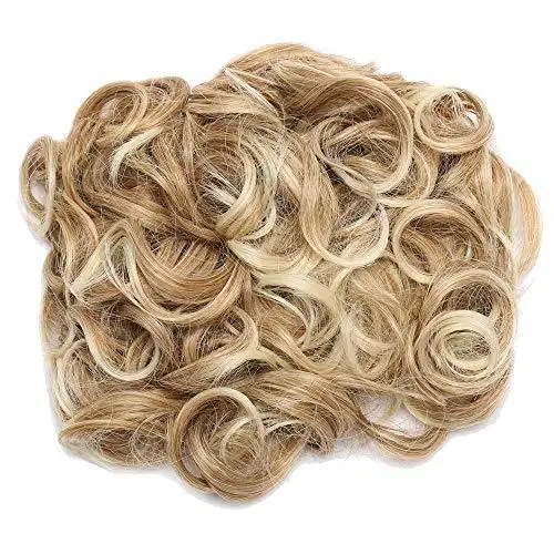 Messy Curly Bun with Combs - Image 12