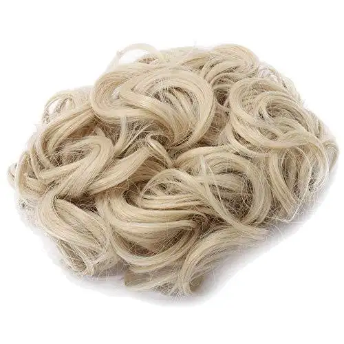 Messy Curly Bun with Combs - Image 18