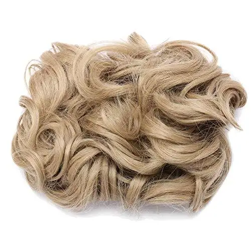 Messy Curly Bun with Combs - Image 20