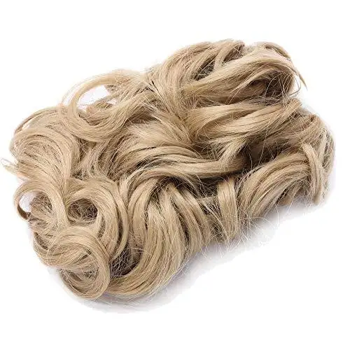 Messy Curly Bun with Combs - Image 21