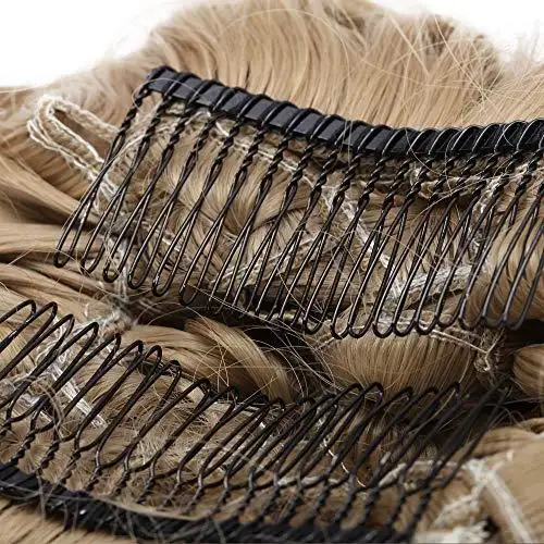 Messy Curly Bun with Combs - Image 22