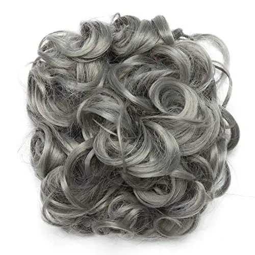 Messy Curly Bun with Combs - Image 23