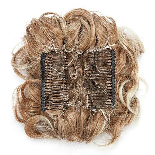 Messy Curly Bun with Combs - Image 33