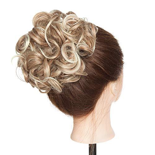 Messy Curly Bun with Combs - Image 34