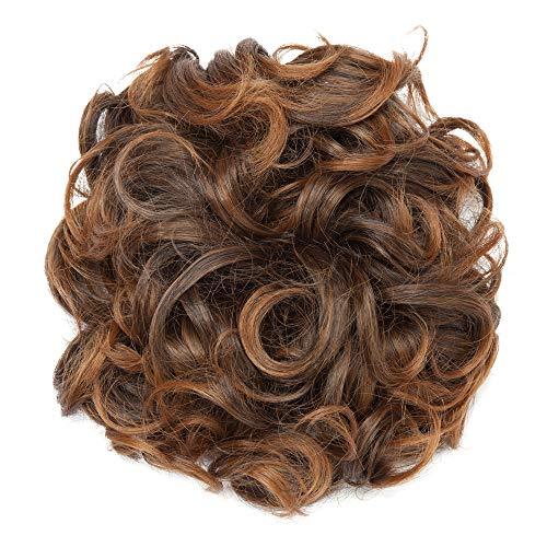 Messy Curly Bun with Combs - Image 35