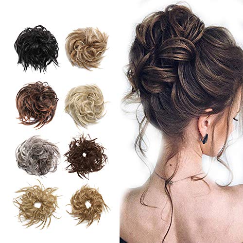 Messy Curly Bun with Combs - Image 46