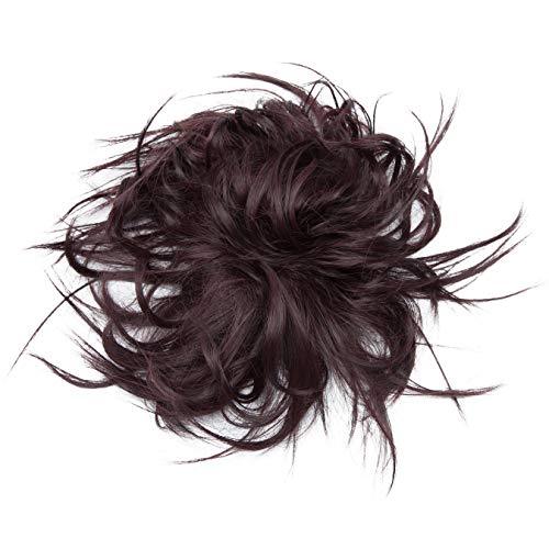 Messy Curly Bun with Combs - Image 47