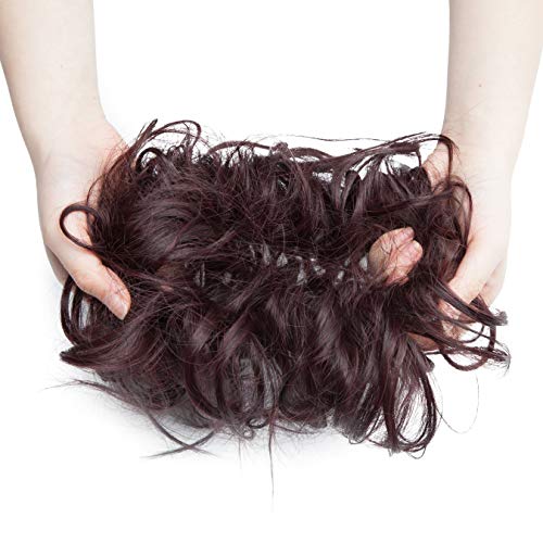 Messy Curly Bun with Combs - Image 48