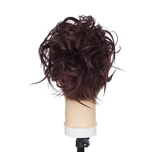 Messy Curly Bun with Combs - Image 51
