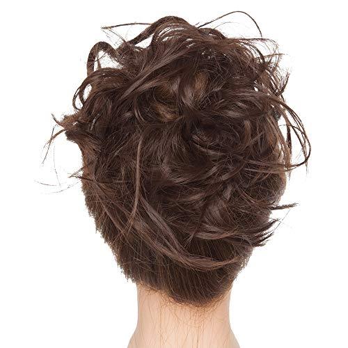 Messy Curly Bun with Combs - Image 54